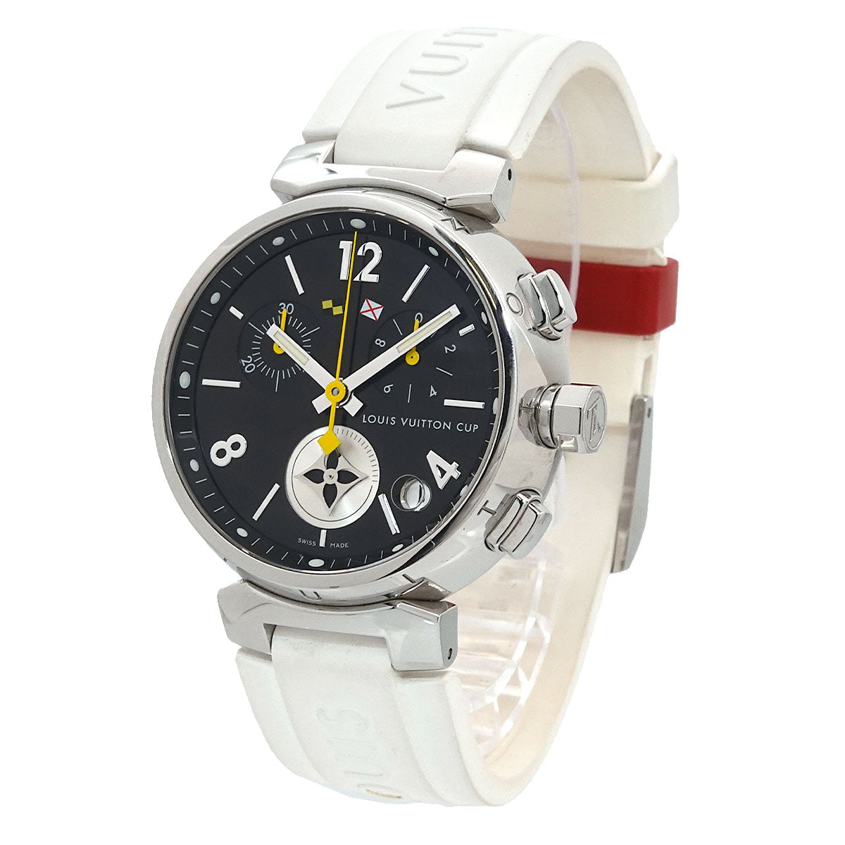 Tambour Lovely Cup Q11BG Chronograph Date Black Dial