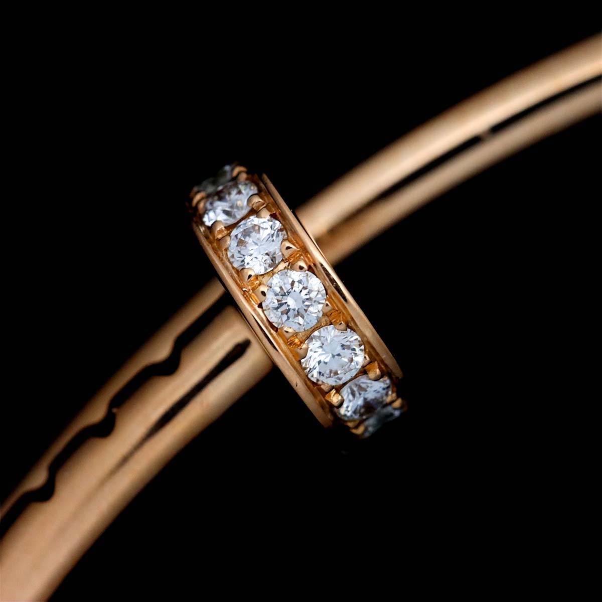 Juste Un Clou Diamond Bracelet SM 18K PG 750 size16