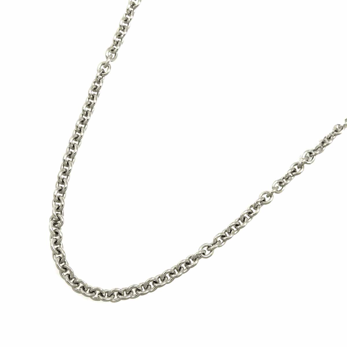 Chain Necklace 18K White Gold 750