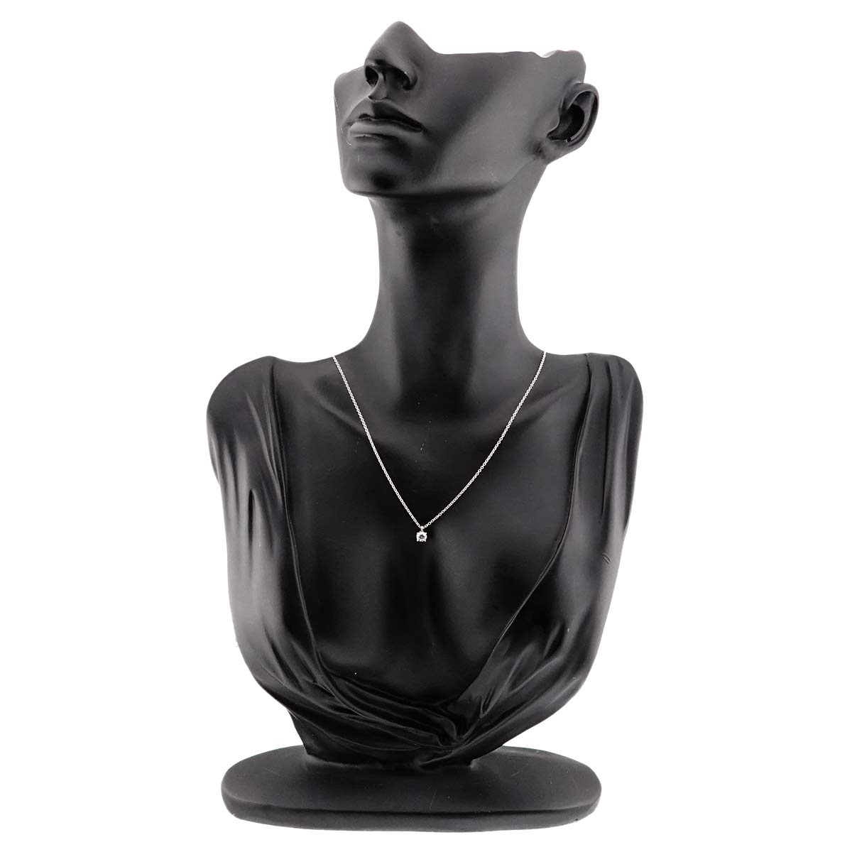 Solitaire Diamond Necklace Platinum