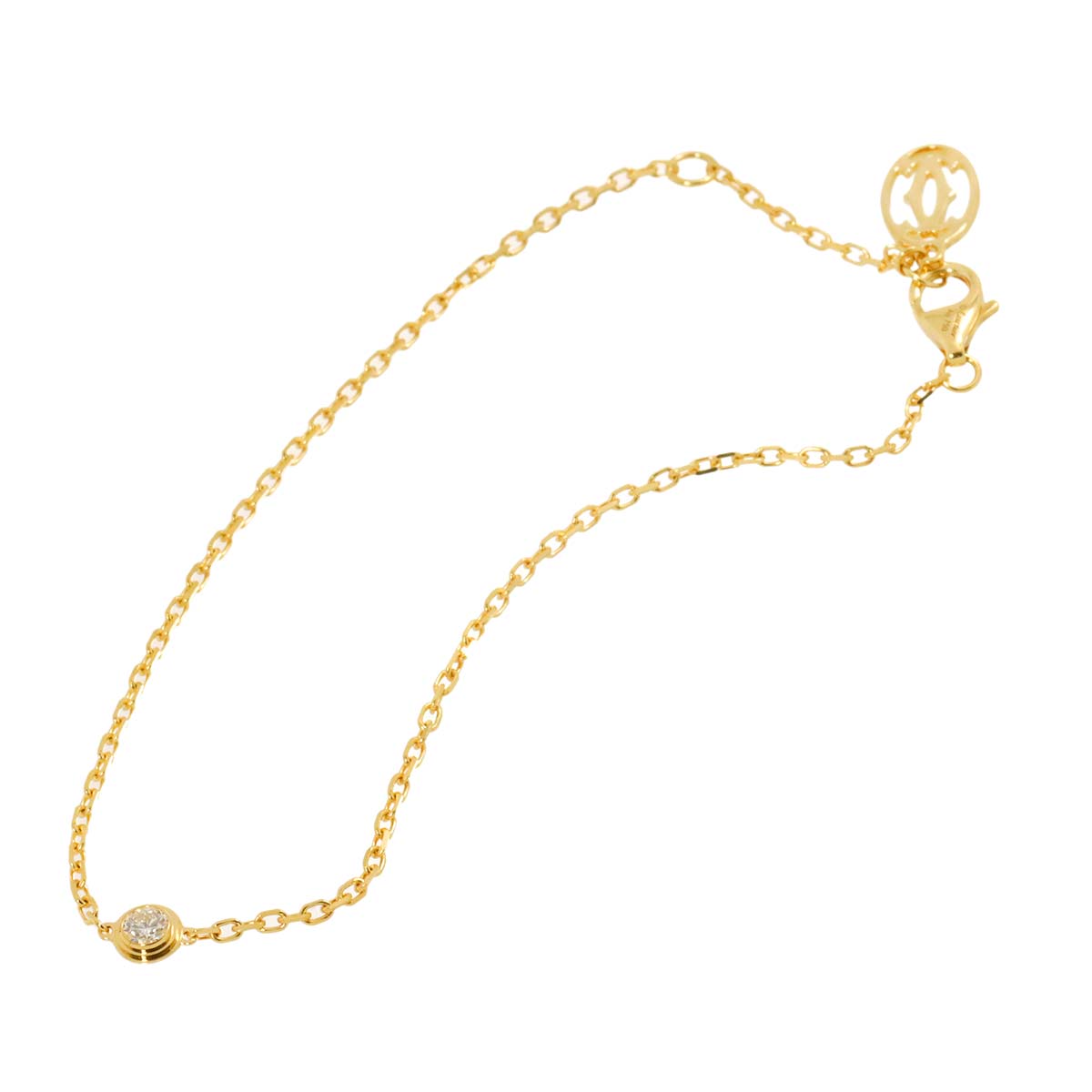 d Amour Diamond Bracelet SM 18K Yellow Gold 750