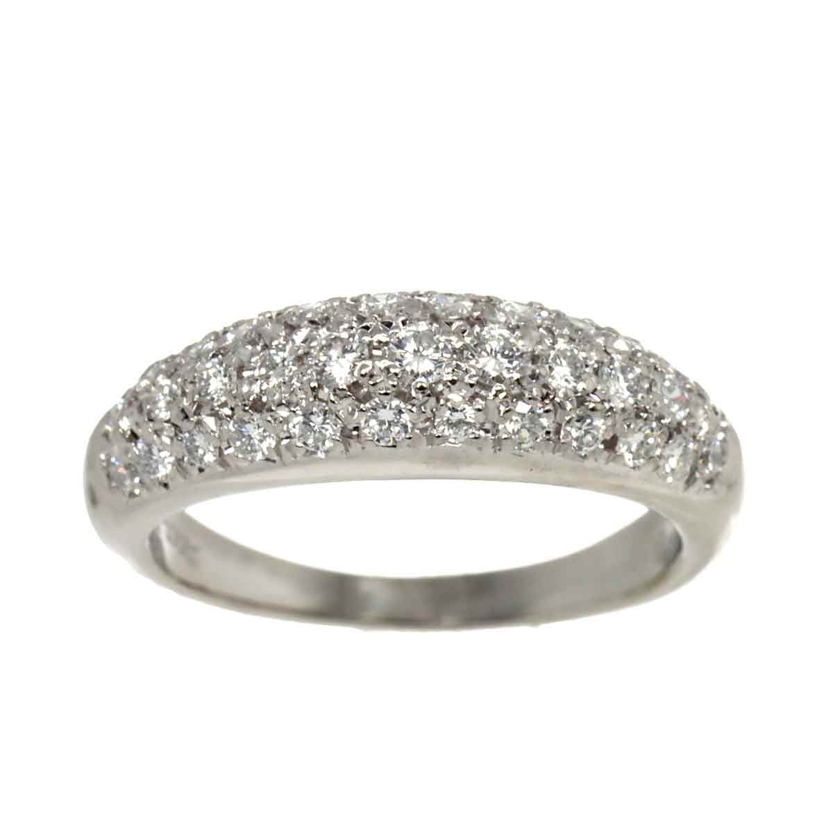 Diamond 0.46ct Ring Platinum size4.75-5(US)