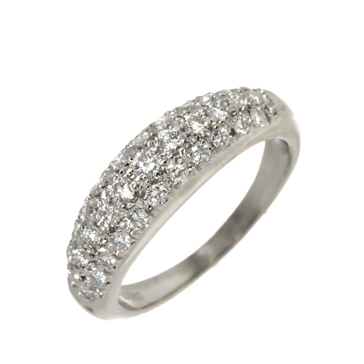 Diamond 0.46ct Ring Platinum size4.75-5(US)