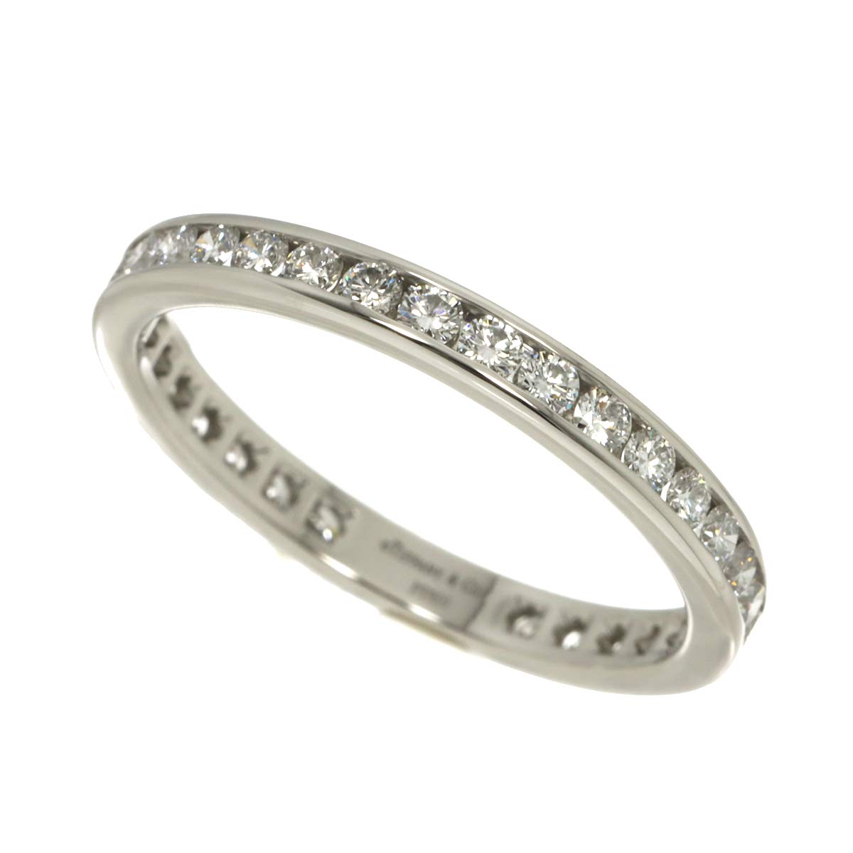 Full Diamond band Ring Platinum Size11.25-11.5(US)