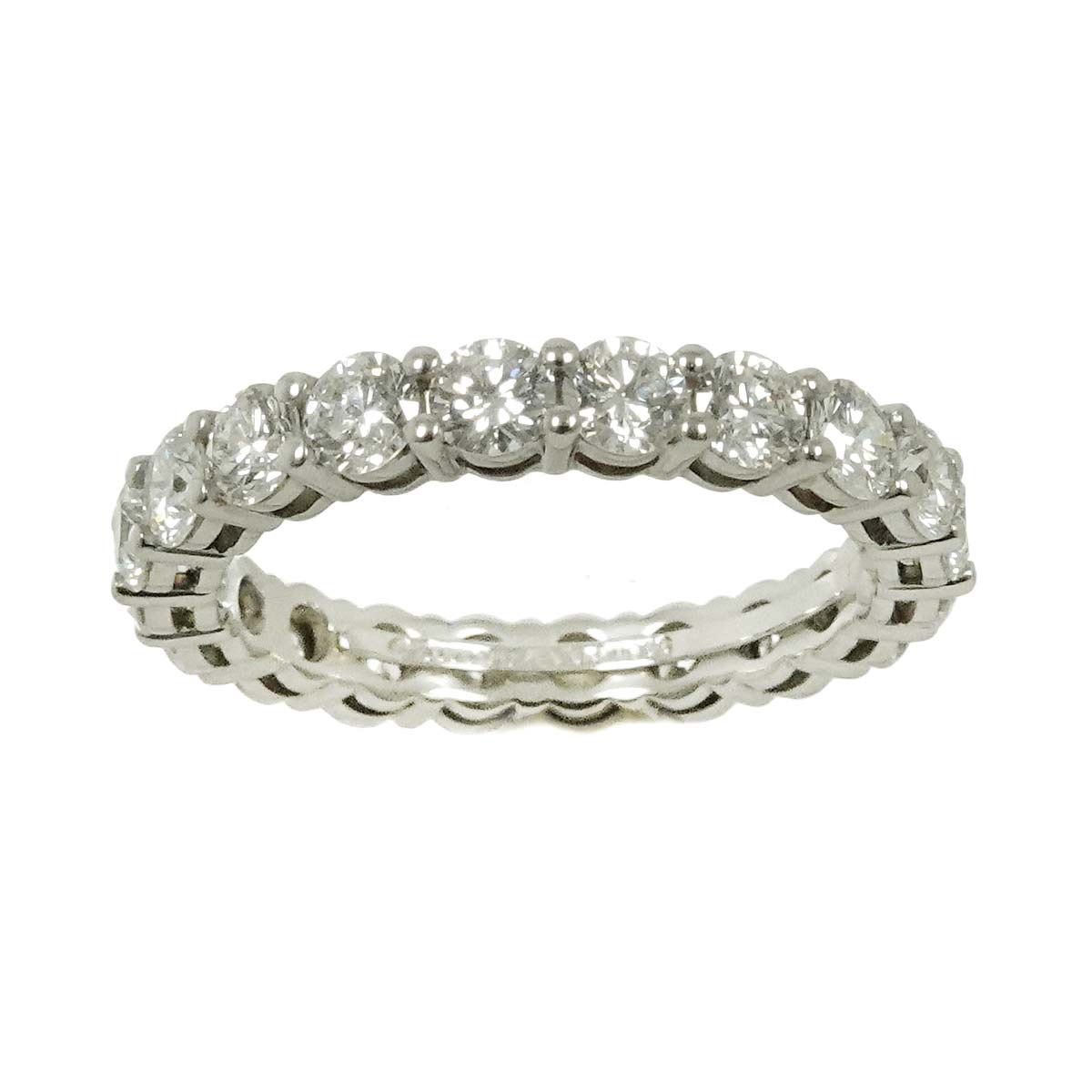 Forever Full Diamond Ring Platinum size4.5(US)
