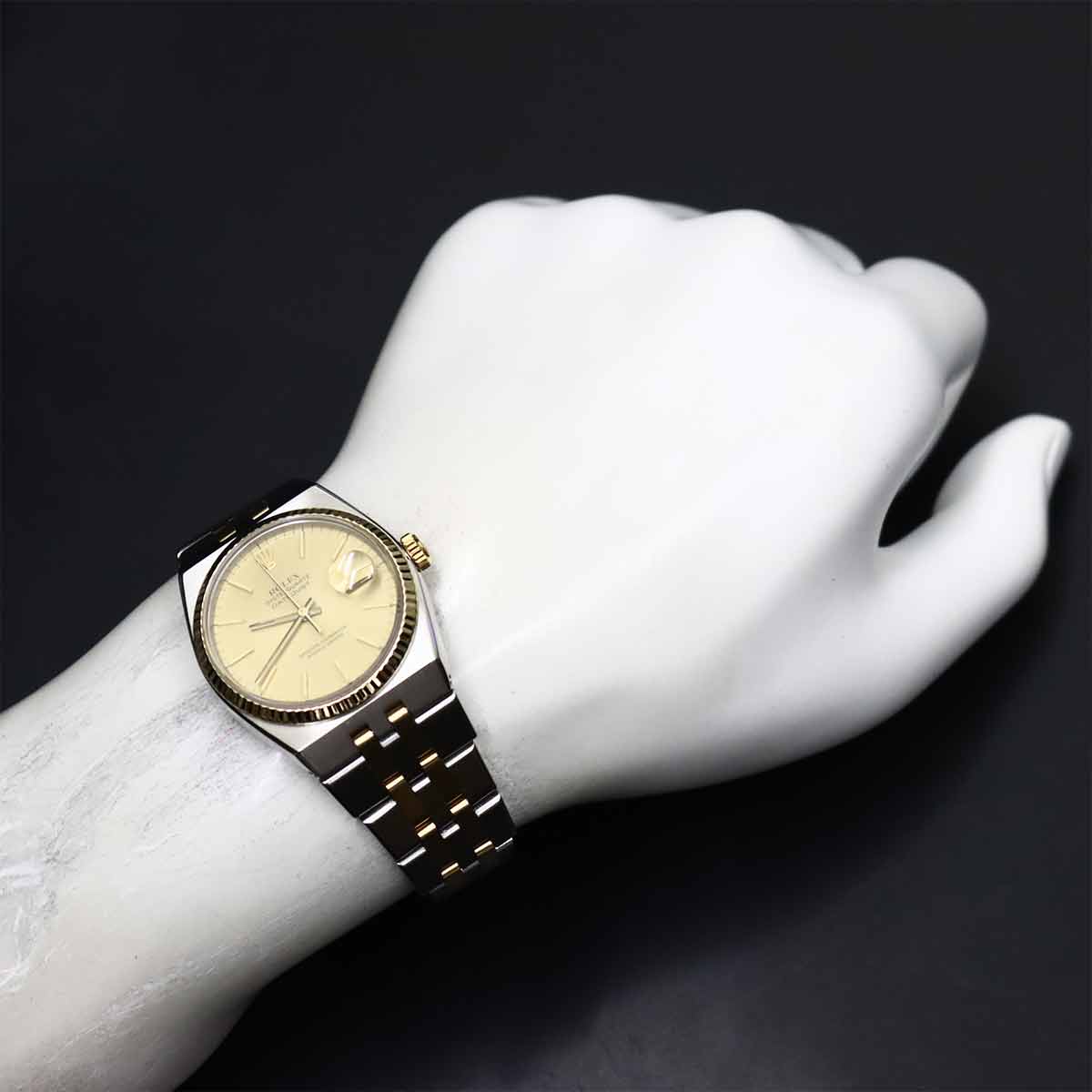 Oyster Quartz Datejust 17013 Serial 6 750 Yellow Gold Watch