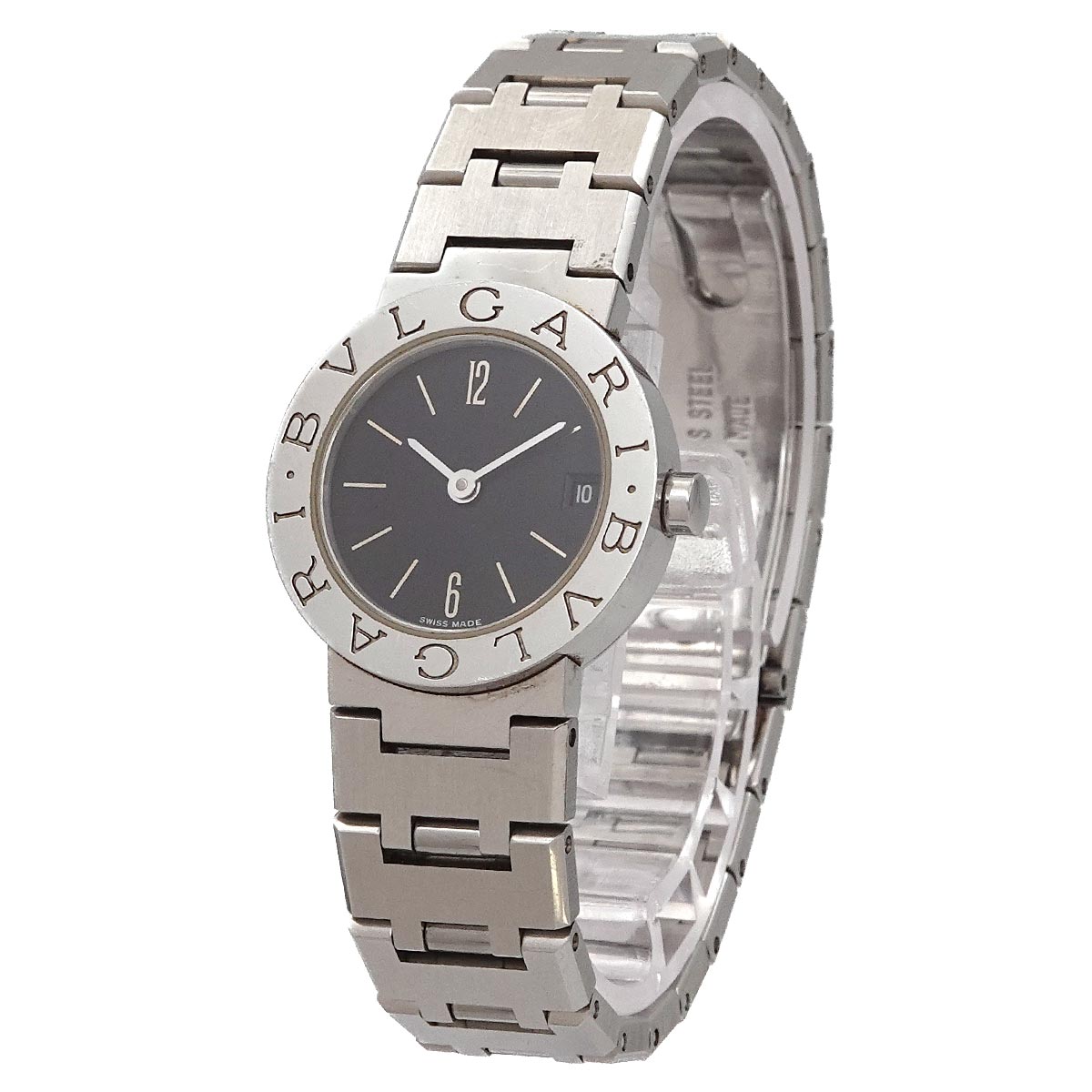 BVLGARIBVLGARI BB23SS Quartz Black Dial Ladies Watch