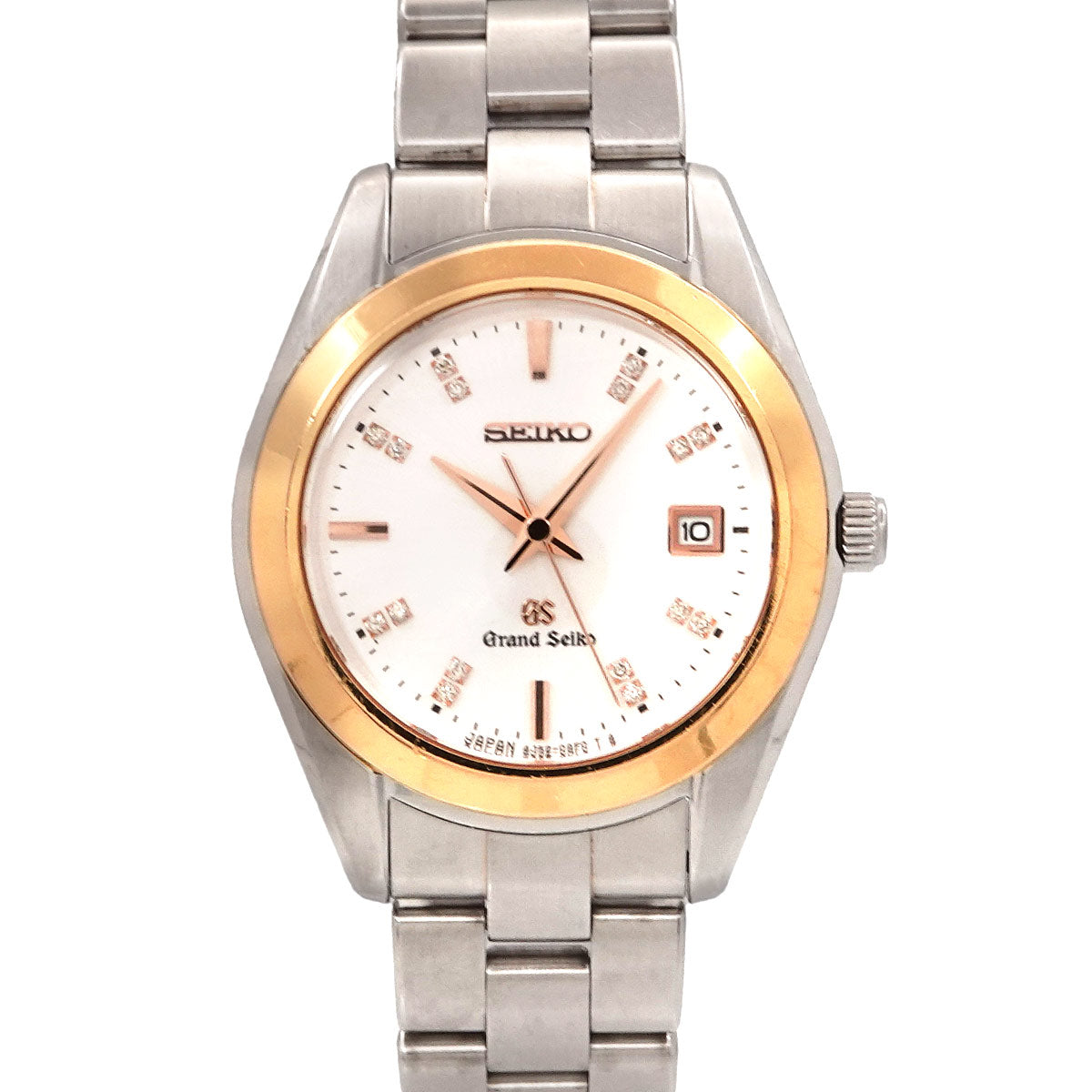 GRAND SEIKO STGF074 4J52-0AB0 Date 16P Diamond Silver Dial