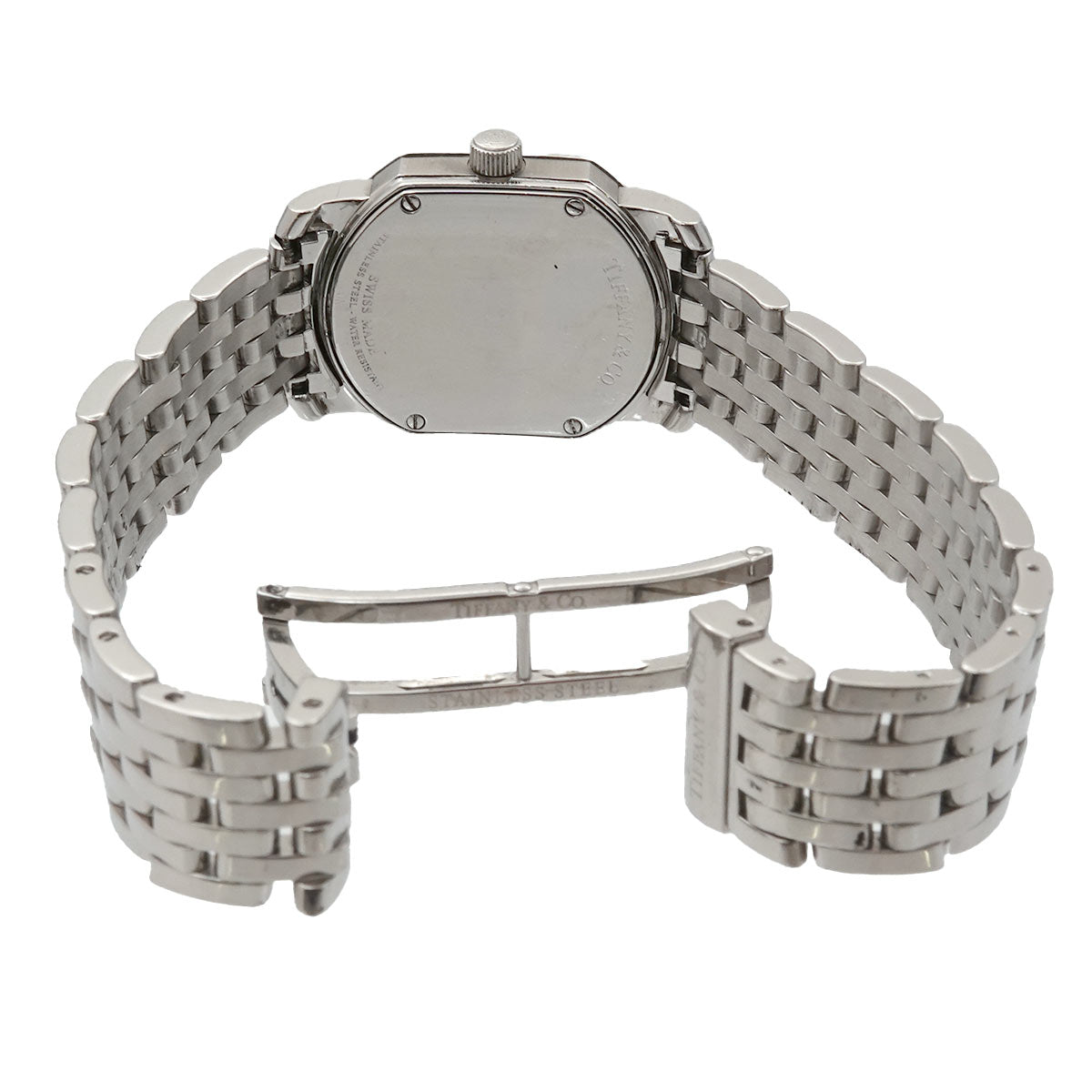 Mark Coupe Date Quartz Silver Dial Ladies Wrist Watch