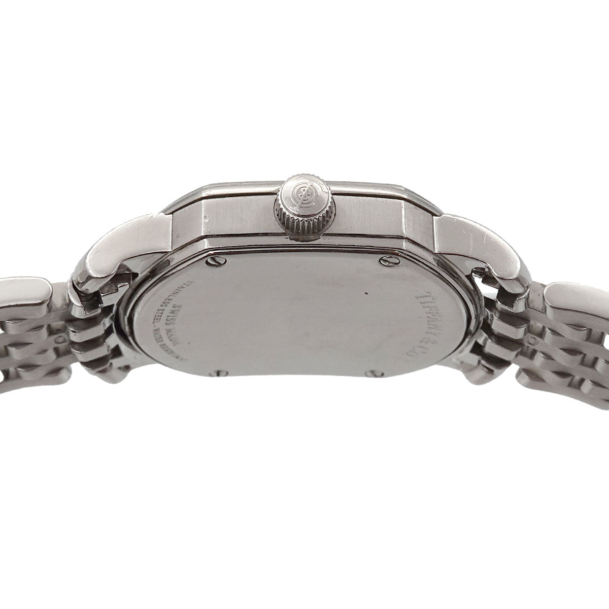 Mark Coupe Date Quartz Silver Dial Ladies Wrist Watch