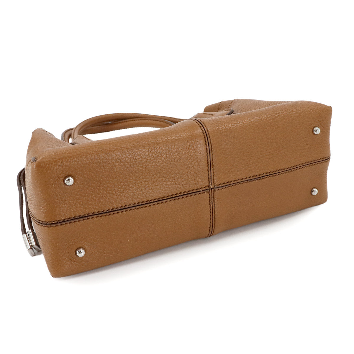 Joy Restyled D Bag Tote Bag Leather Brown Purse