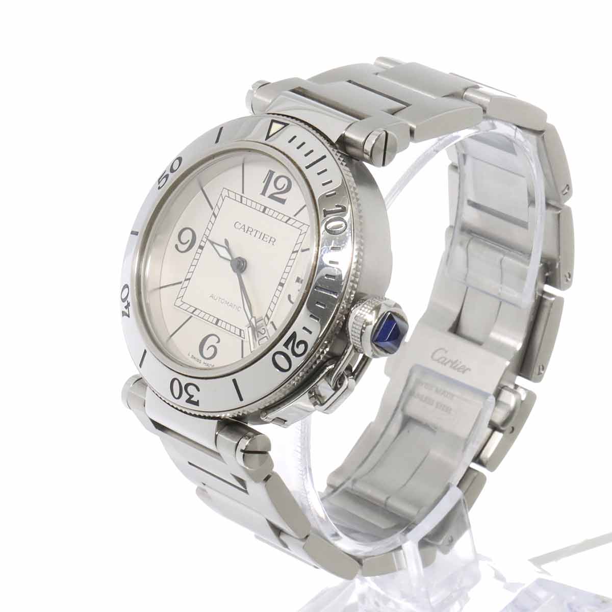 Pasha Seatimer W31080M7 Automatic Date Silver Dial Mens Watch