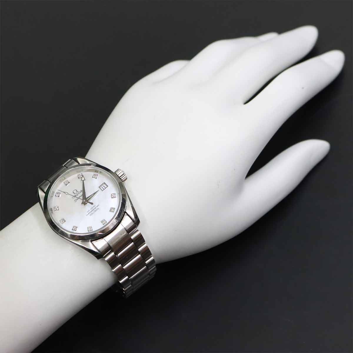 Seamaster Aqua terra Co-Axial 2504 75 White Shell Dial