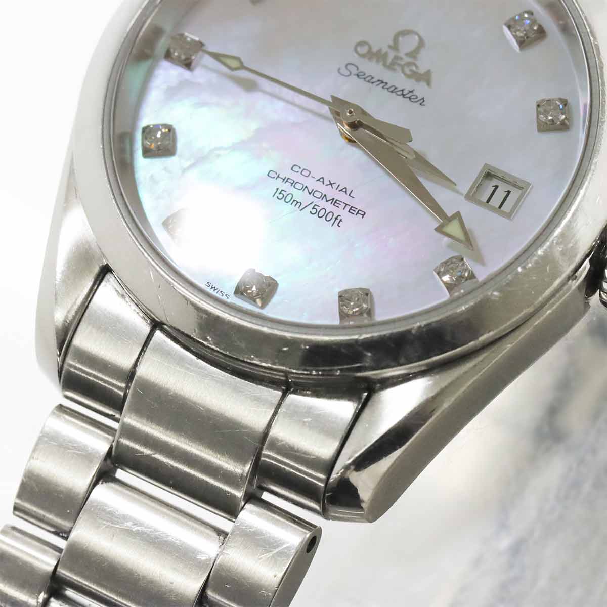 Seamaster Aqua terra Co-Axial 2504 75 White Shell Dial