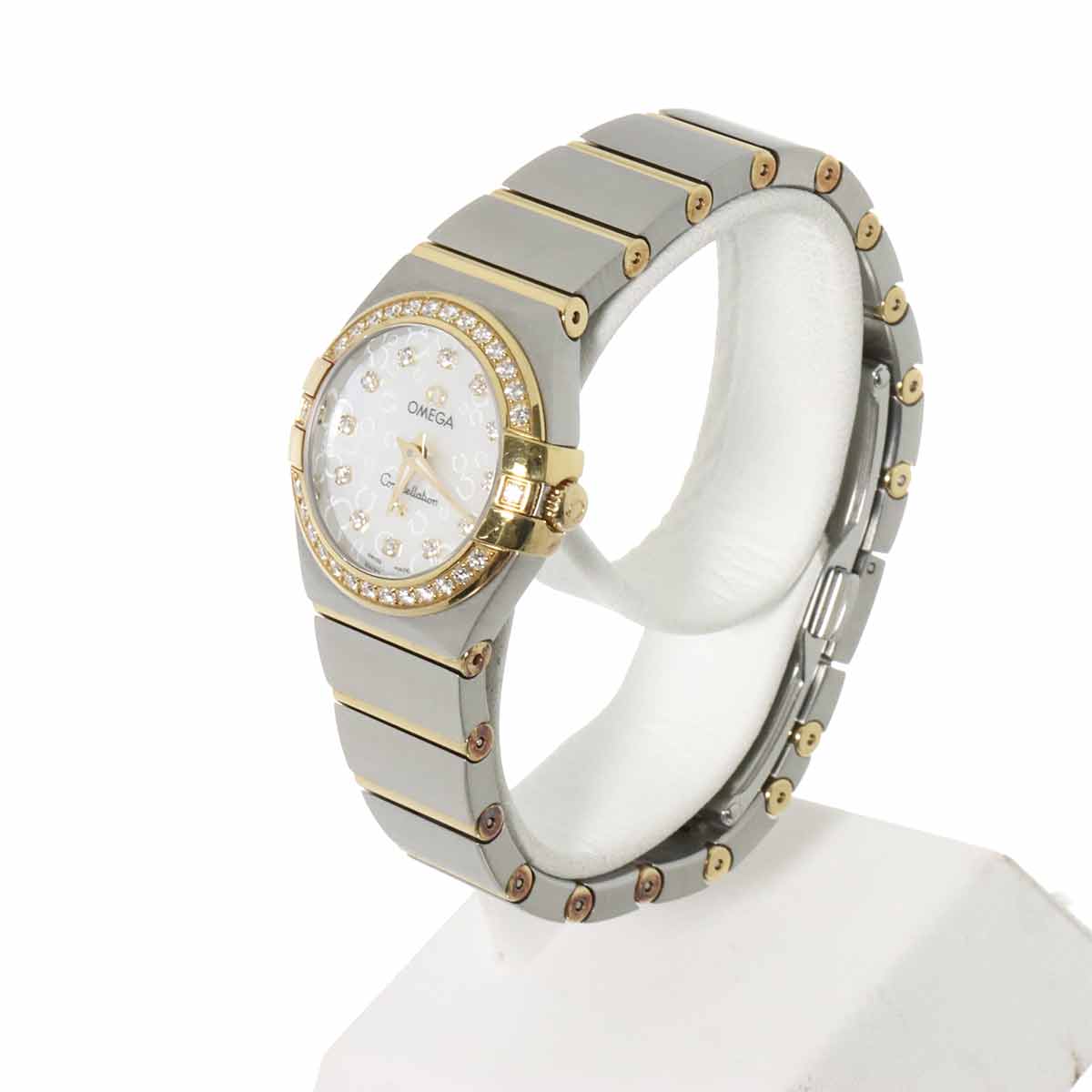 Constellation 123 25 24 60 55 010 Bezel Diamond K18YG Quartz