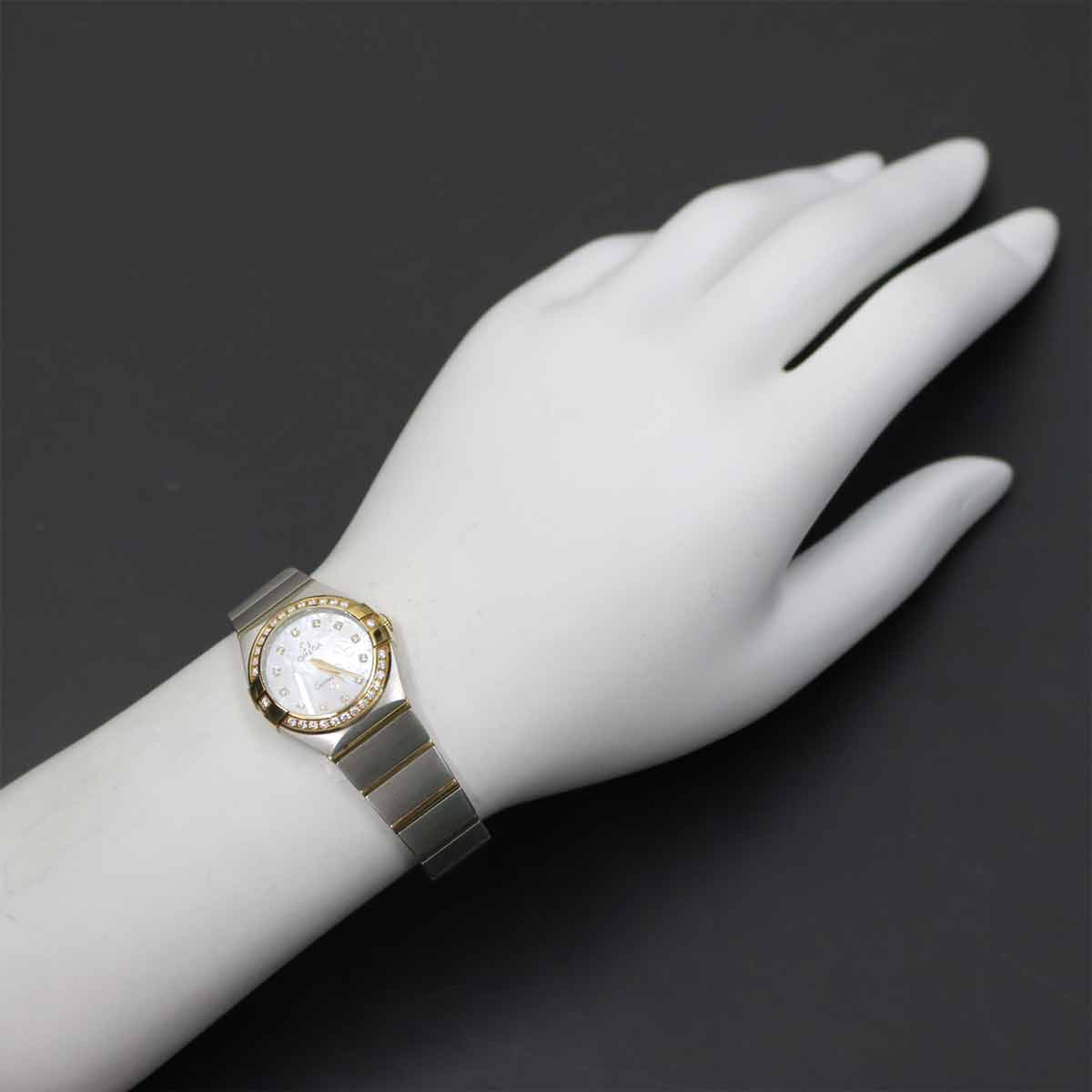 Constellation 123 25 24 60 55 010 Bezel Diamond K18YG Quartz