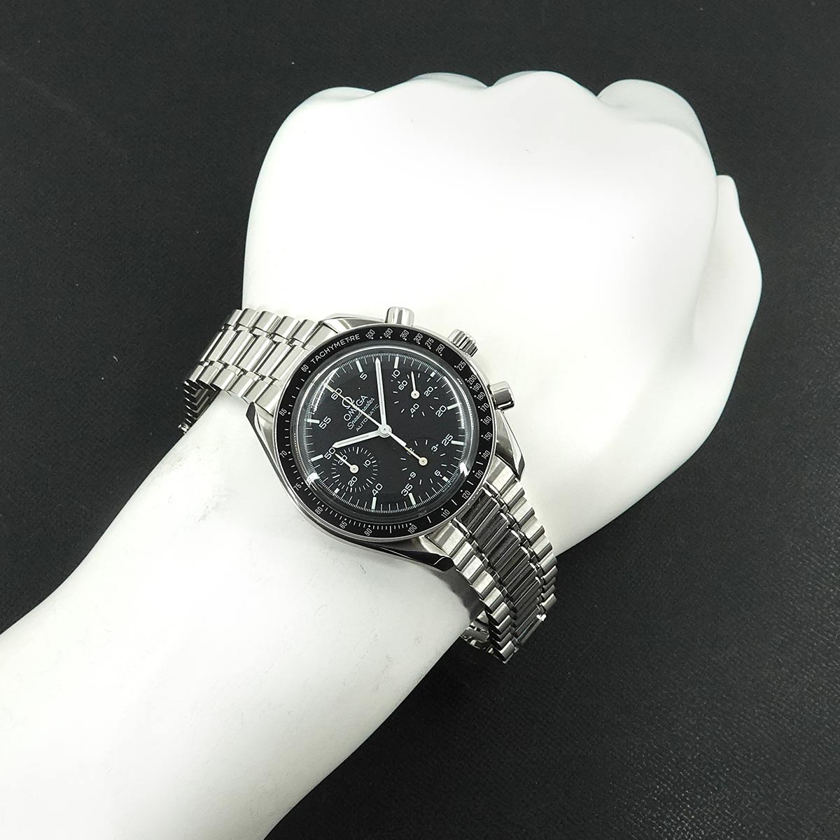 Speedmaster Chronograph 3510 50 Automatic Black Dial Mens Watch