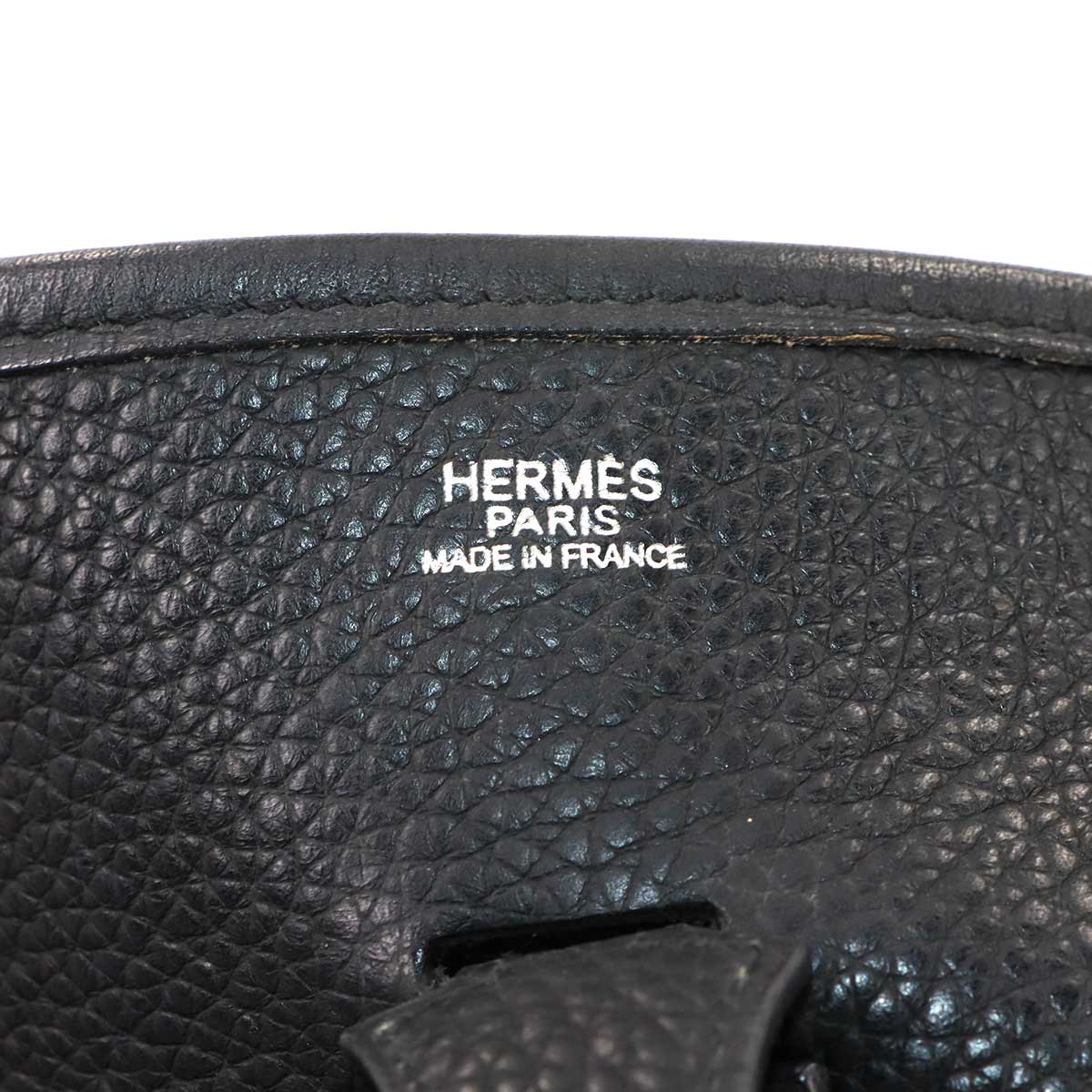 Evelyne 1 PM Shoulder Bag Taurillon Clemence Black Purse