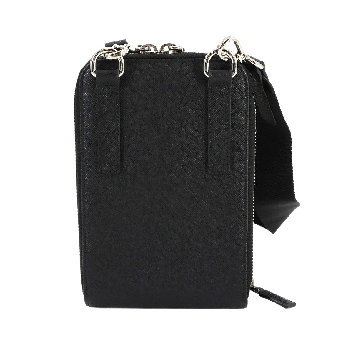 Smartphone Case Shoulder Bag Leather Nero 2ZH126 Purse