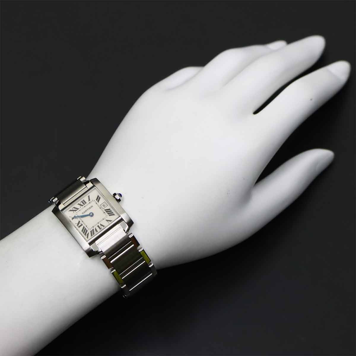 Tank Francaise MM W51011Q3 Quartz cream Dial Boys Watch