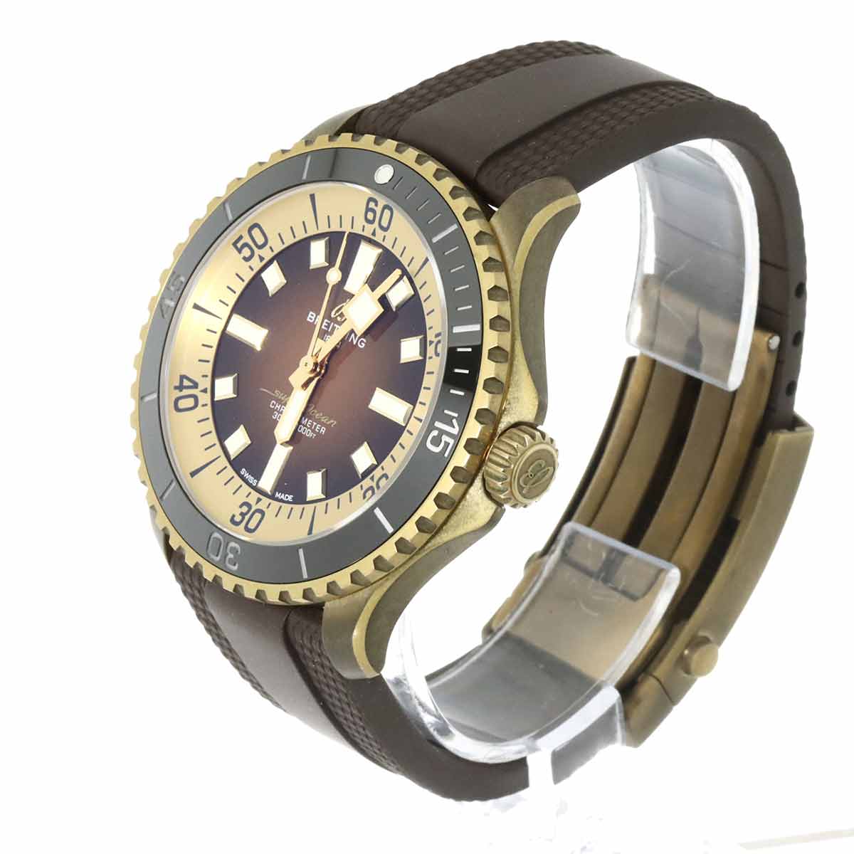 SuperOcean N17376 Brown Dial Automatic Mens Watch
