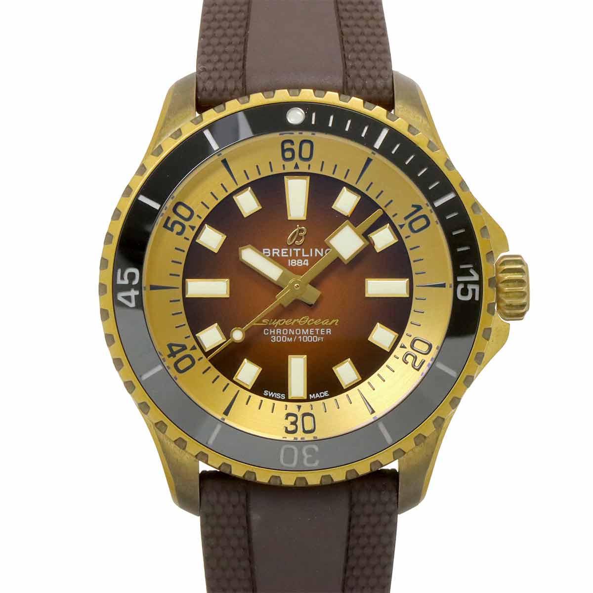 SuperOcean N17376 Brown Dial Automatic Mens Watch