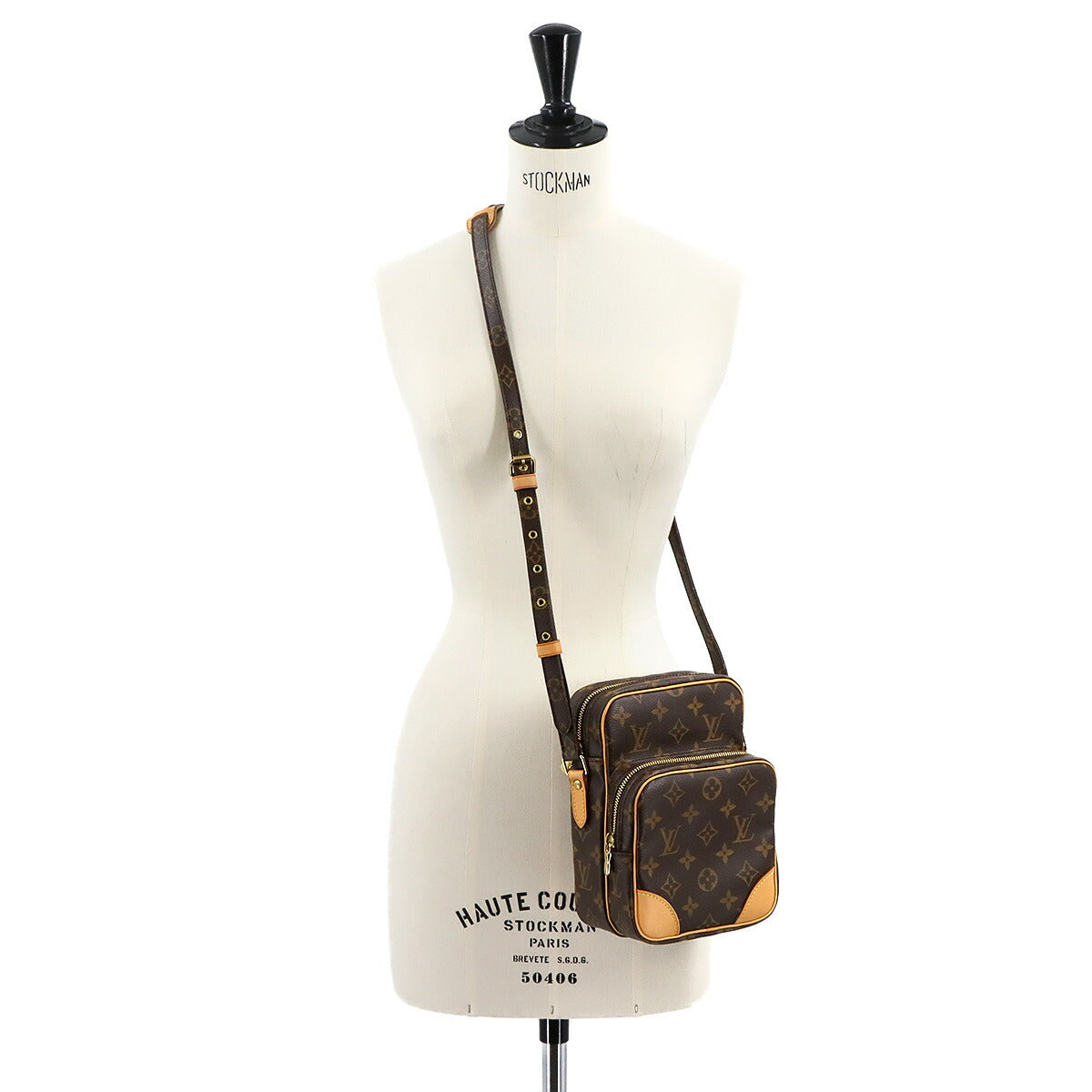 Monogram Amazon Shoulder Bag Brown M45236 LV Purse