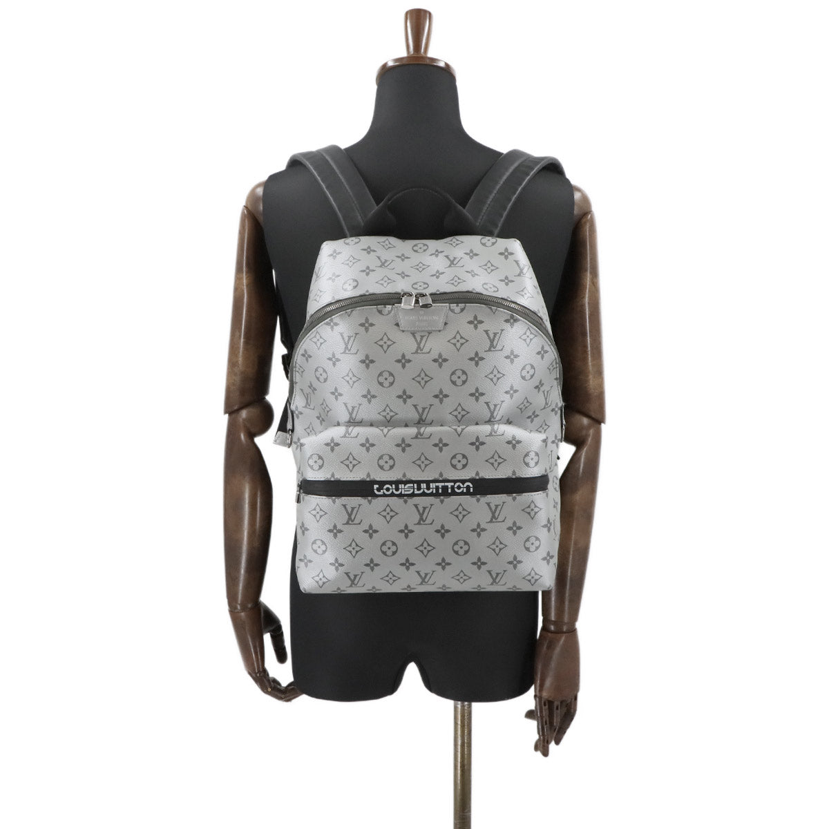 Monogram Reflect Apollo Backpack Silver Black M43845