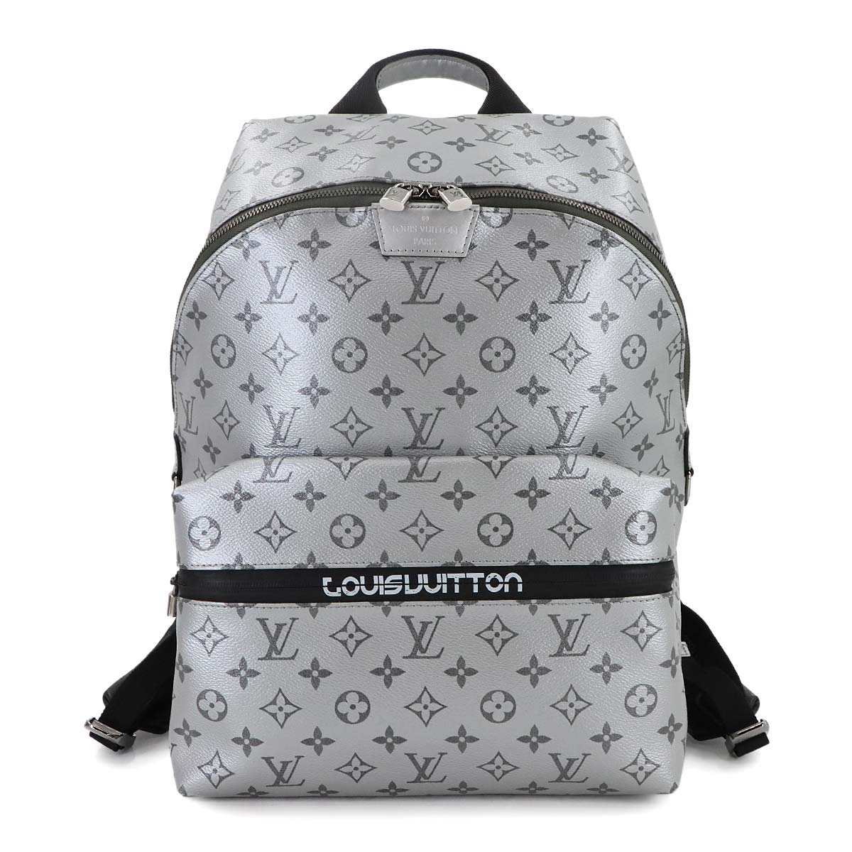 Monogram Reflect Apollo Backpack Silver Black M43845