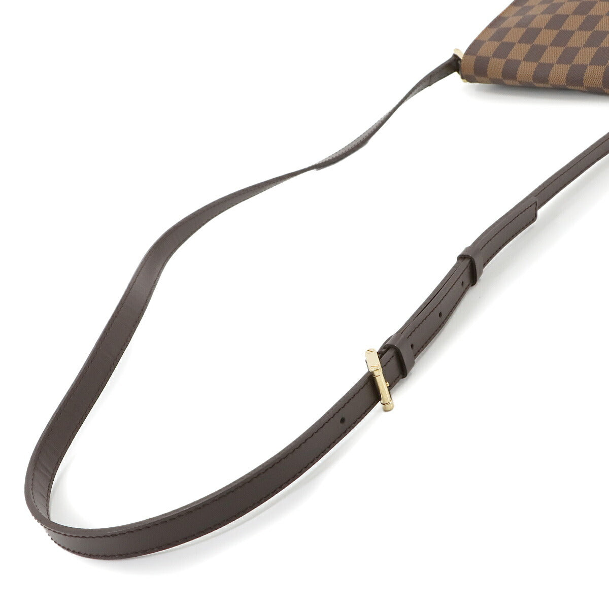 Damier Musette Salsa Long Shoulder Bag Ebene N51300