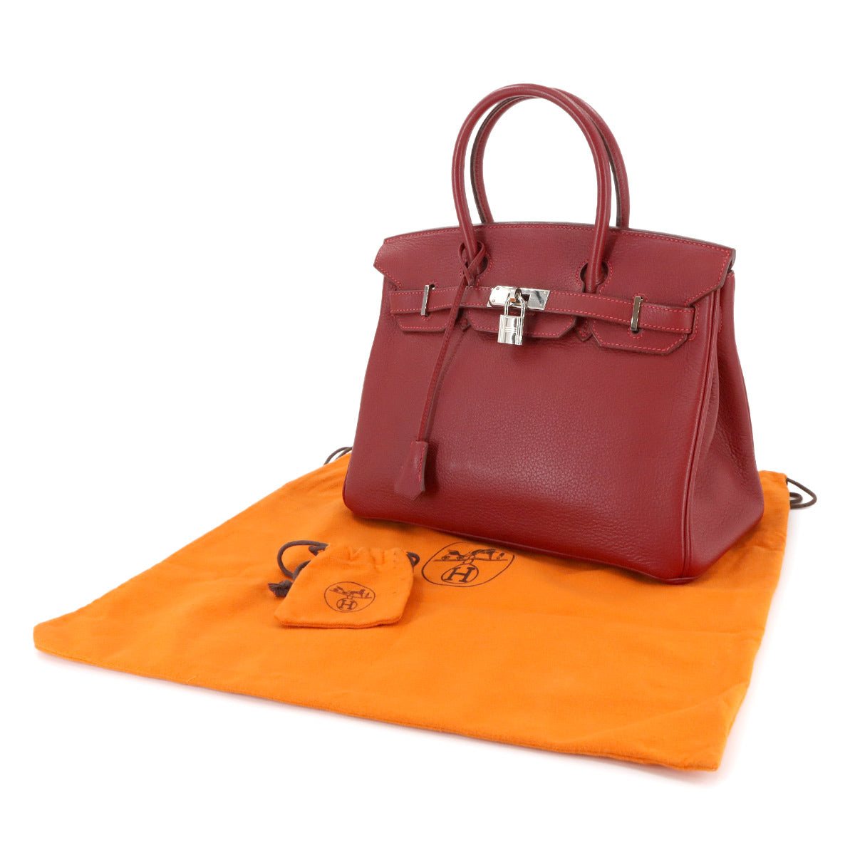 Birkin 30 Togo Rouge H Hand Bag Purse