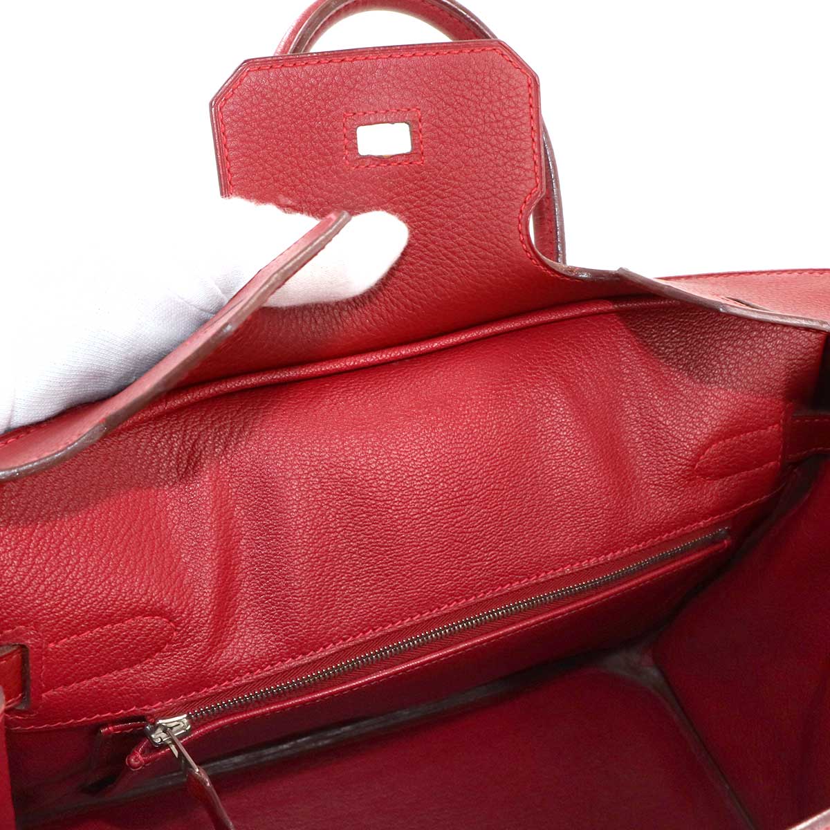 Birkin 30 Togo Rouge H Hand Bag Purse