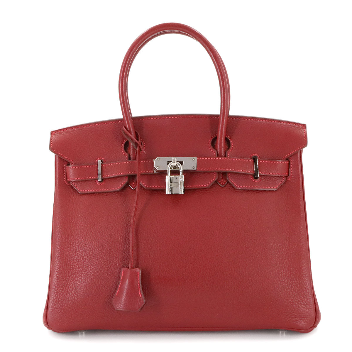 Birkin 30 Togo Rouge H Hand Bag Purse