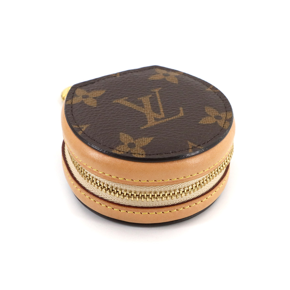 Monogram Etui Earphone AirPods Case Brown GI0495