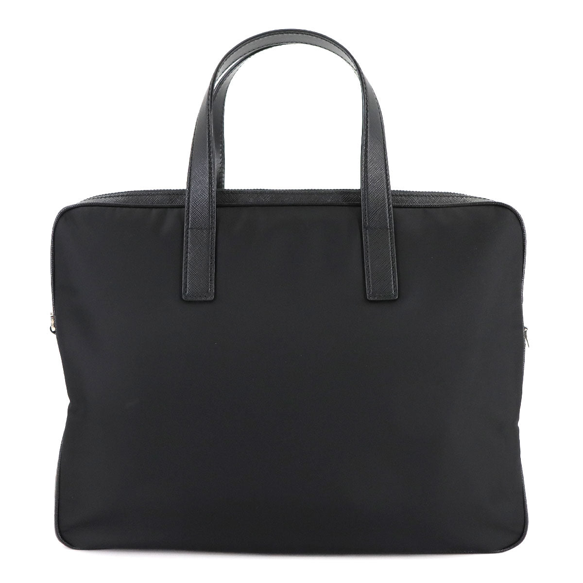 Briefcase Shoulder Bag Nylon Leather Black 2VE368