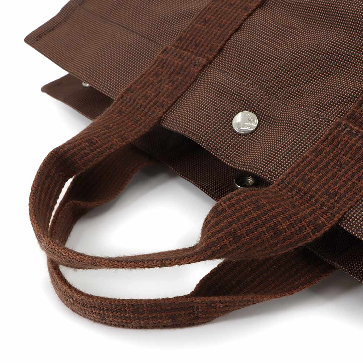 Herline Tote MM Bag Canvas Brown Unisex Purse