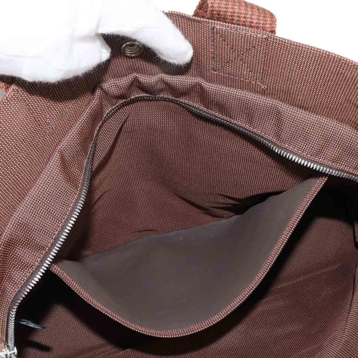 Herline Tote MM Bag Canvas Brown Unisex Purse