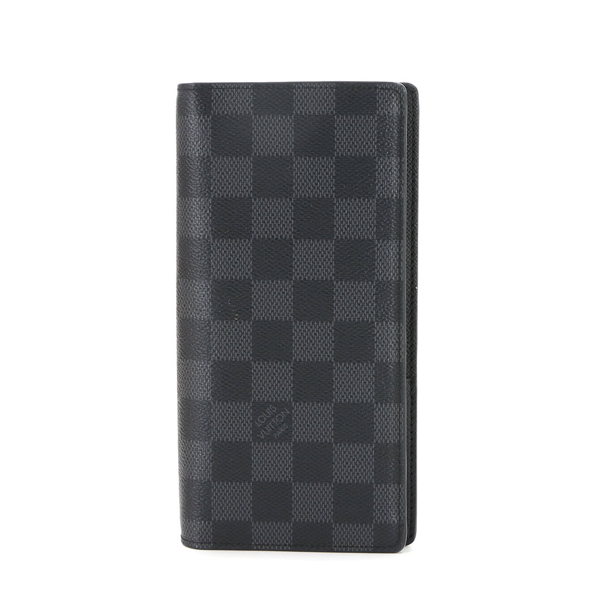 Damier Graphite Brazza Long Wallet Gray N62665 Purse