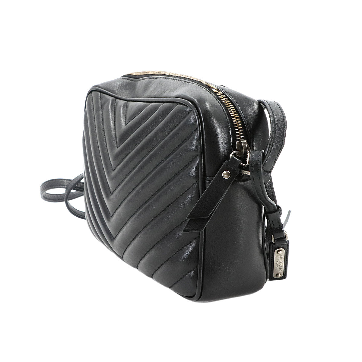 Lou Camera Shoulder Bag Leather Black 520534
