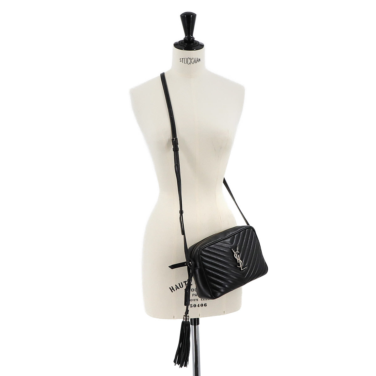 Lou Camera Shoulder Bag Leather Black 520534
