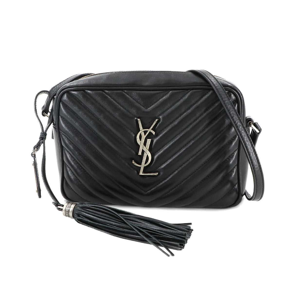 Lou Camera Shoulder Bag Leather Black 520534