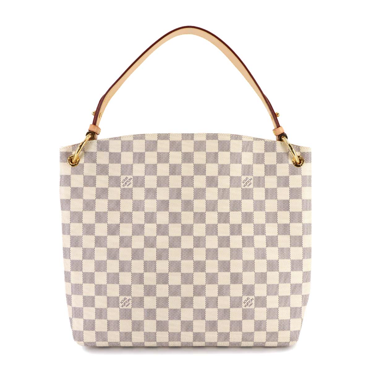 Damier Azur Graceful PM Shoulder Bag White N42249