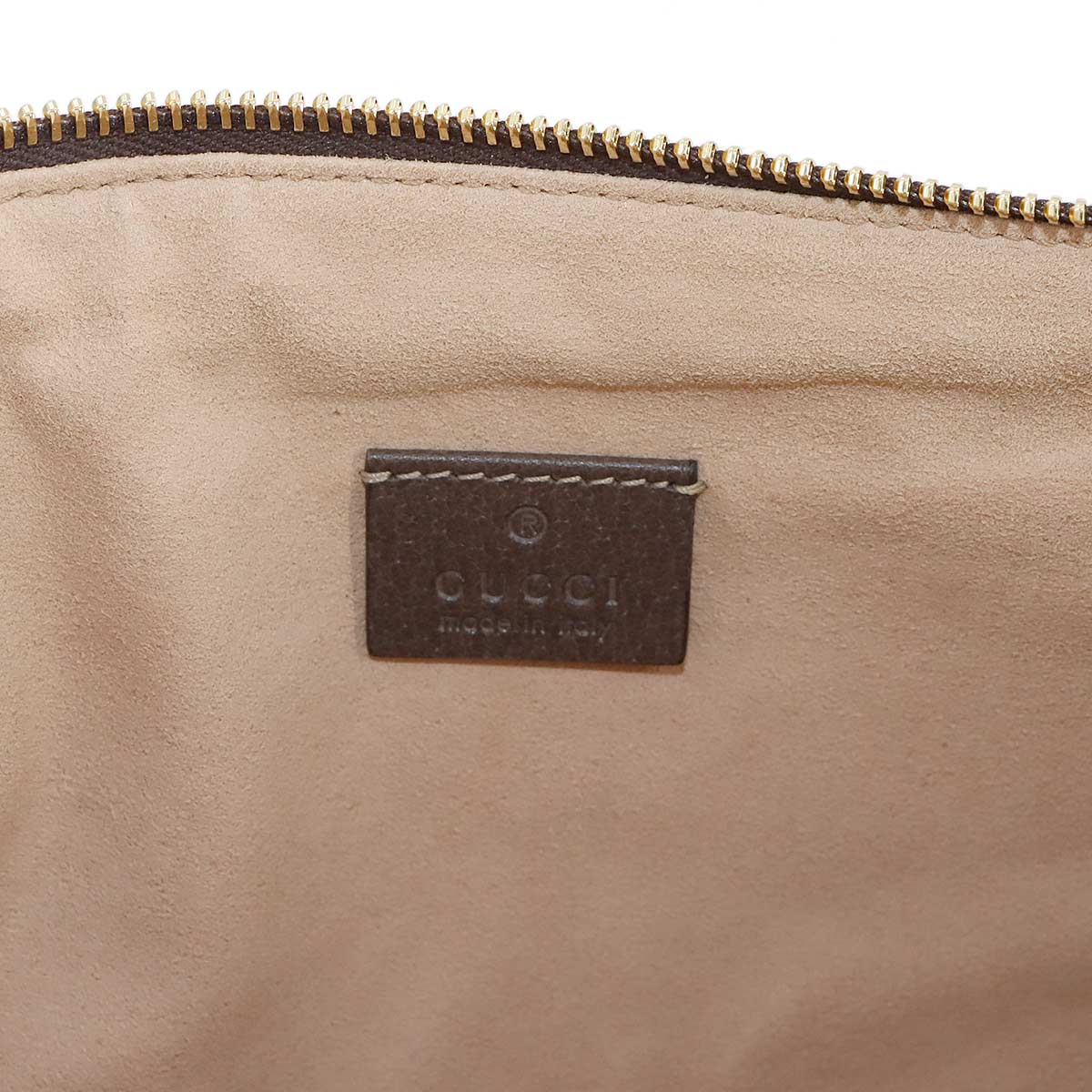 Ophidia Clutch Bag GG Supreme Beige Brown 517551 Purse