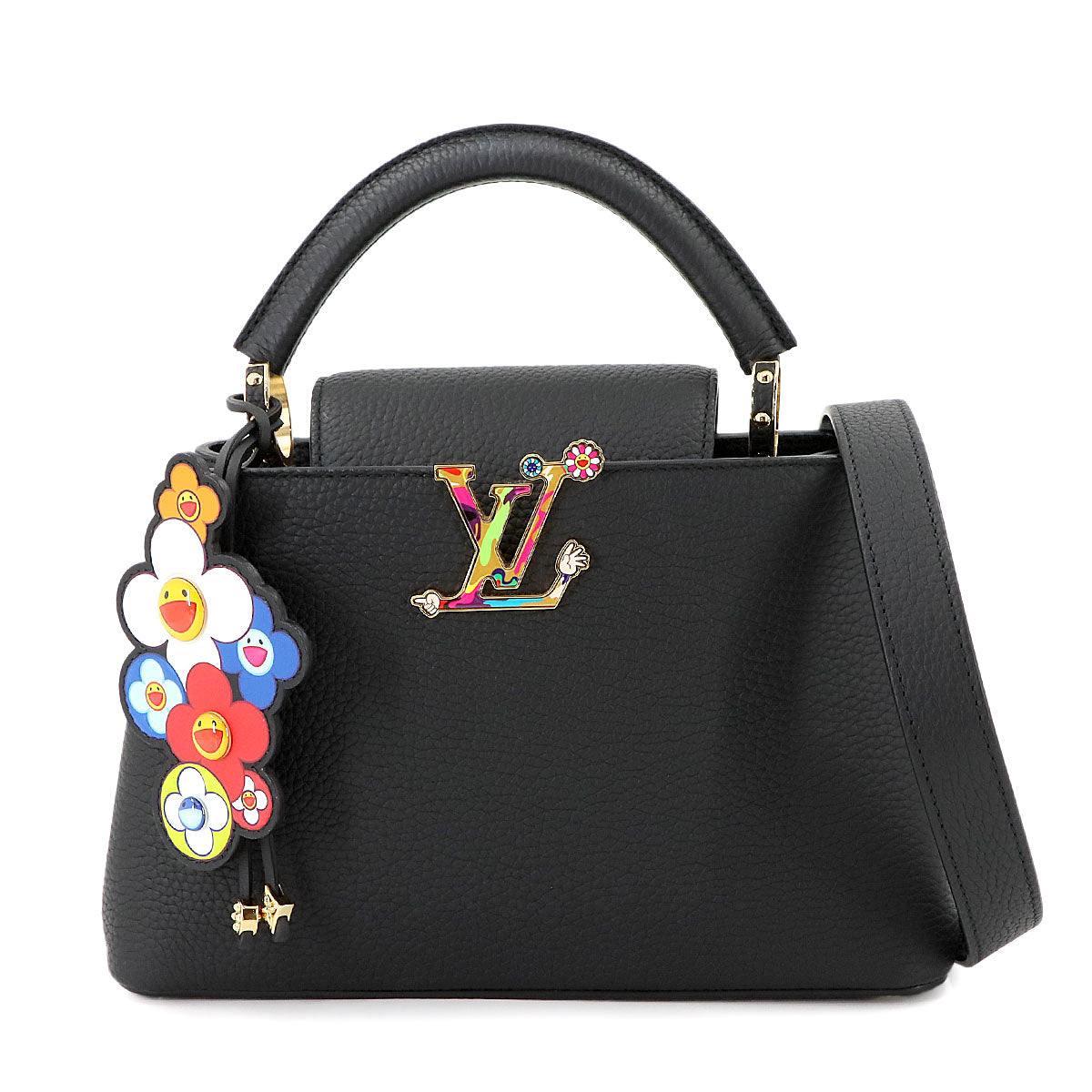 LVxTM Capucines BB Hand Shoulder Bag Leather M13832