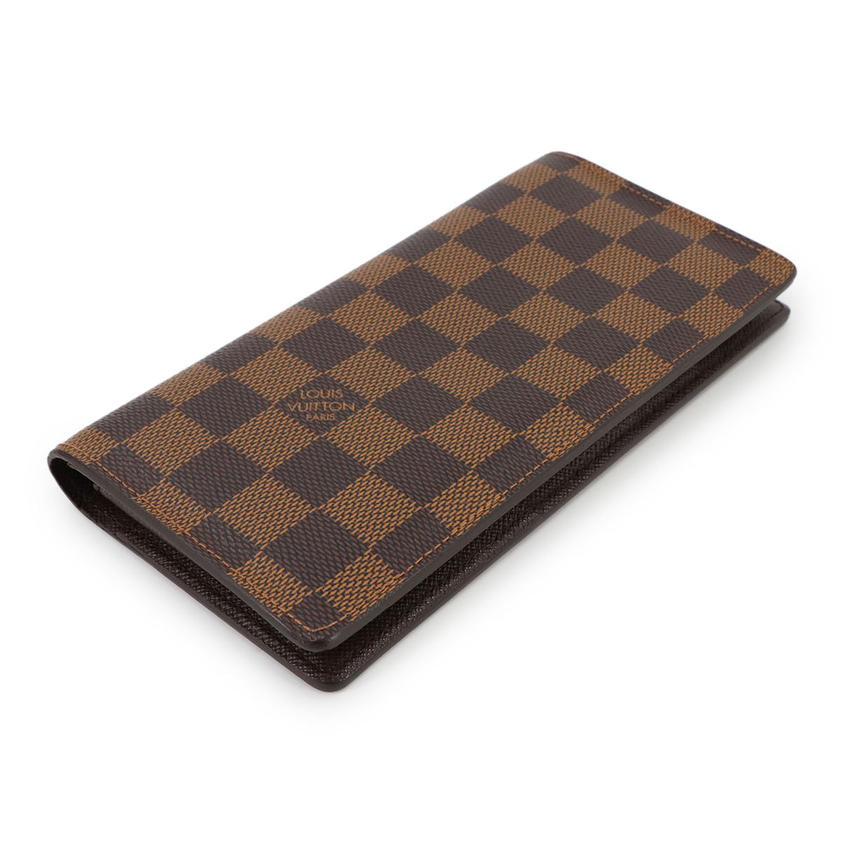 Damier Brazza Wallet Ebene Brown N60017 Purse