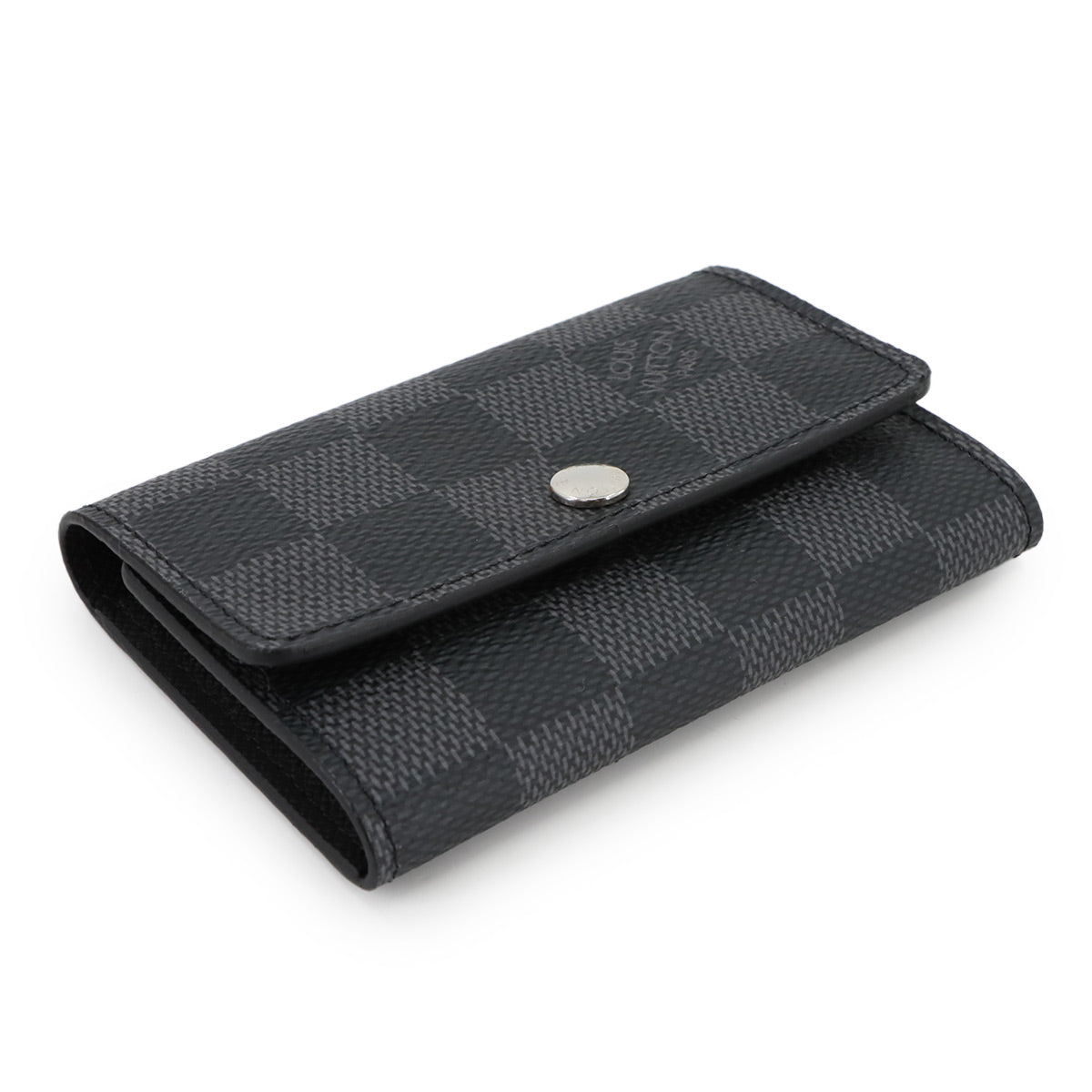 Damier Graphite Multicles 6 Key Case Black Gray N62662
