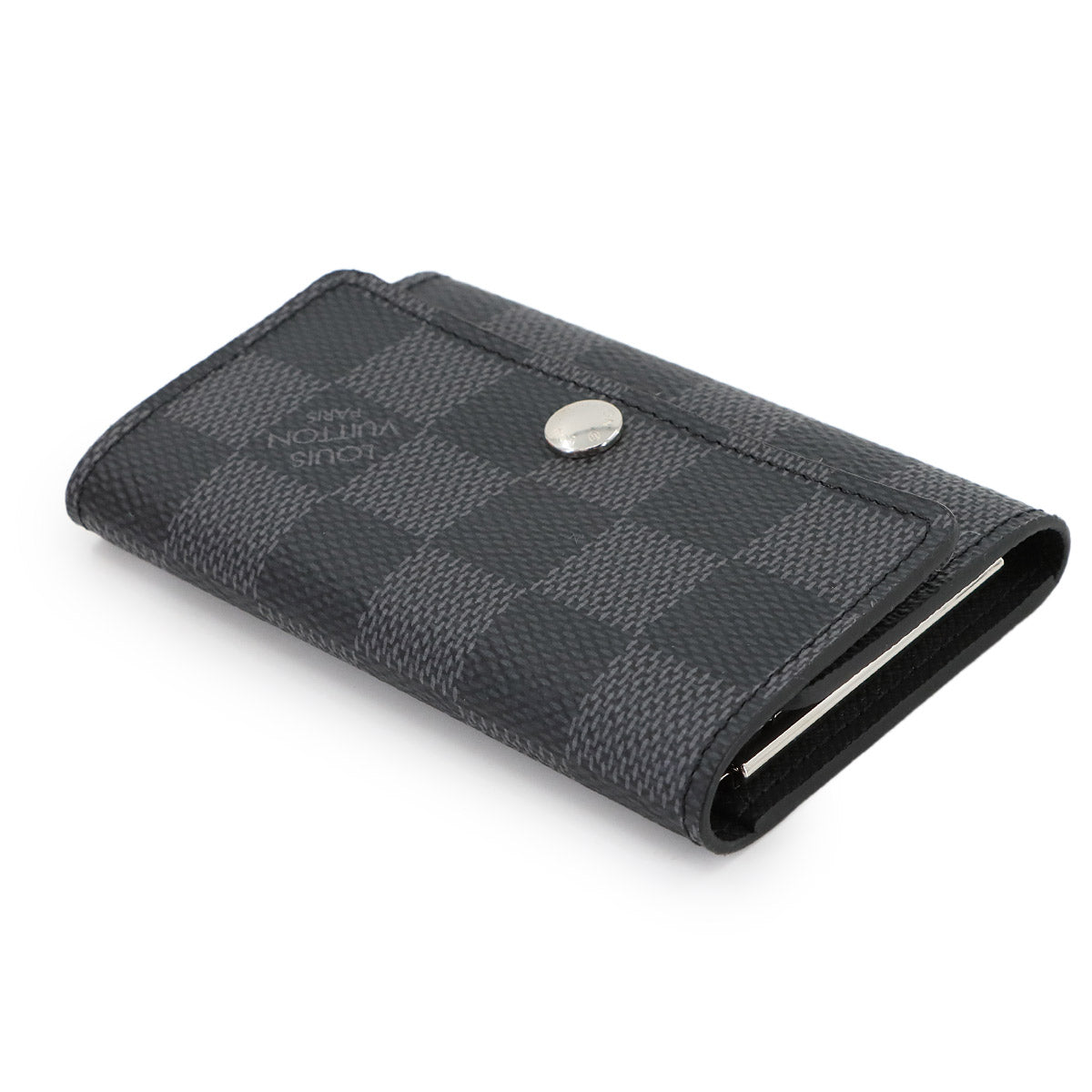 Damier Graphite Multicles 6 Key Case Black Gray N62662