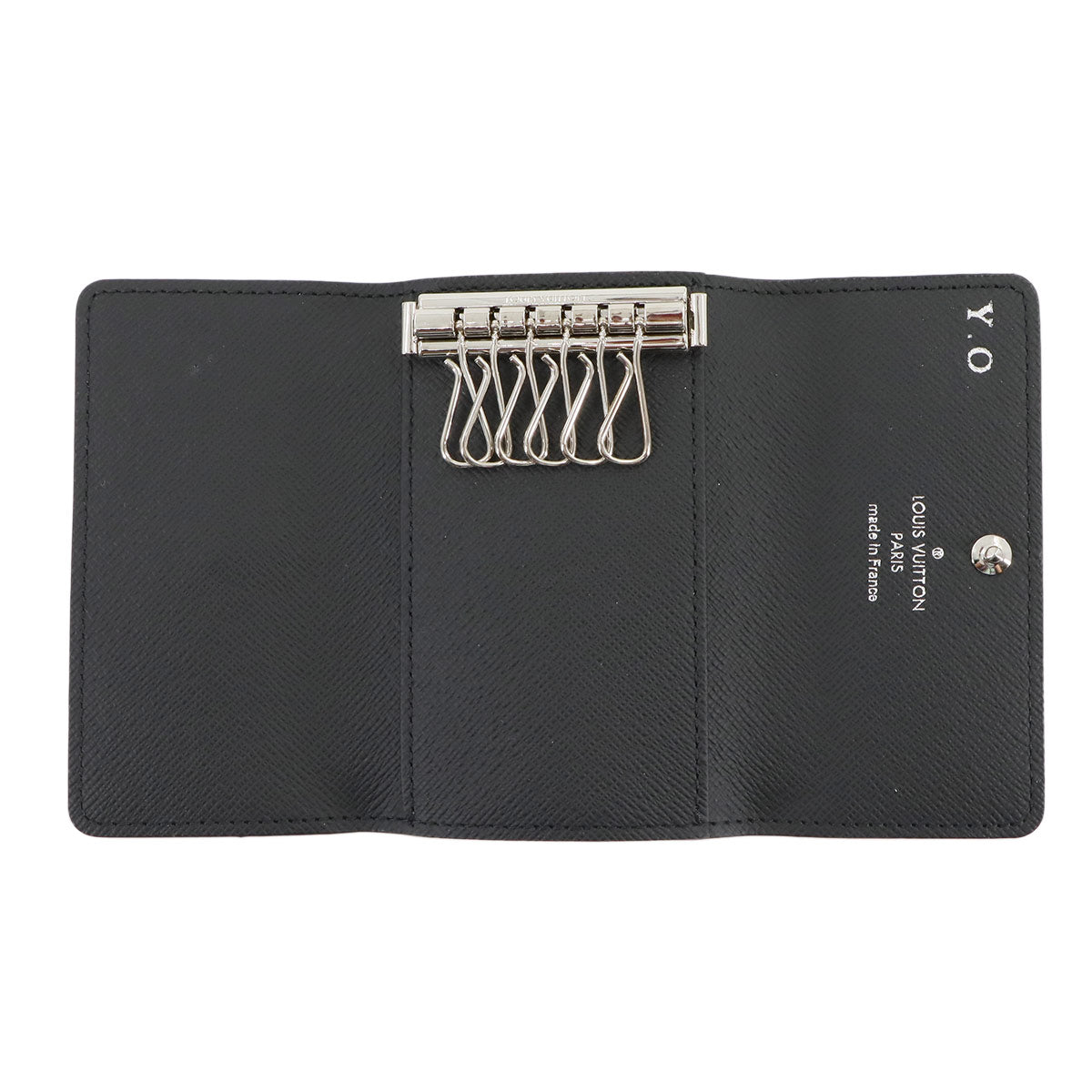 Damier Graphite Multicles 6 Key Case Black Gray N62662