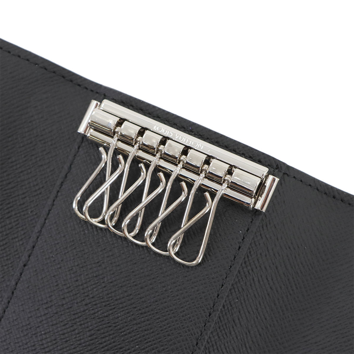 Damier Graphite Multicles 6 Key Case Black Gray N62662