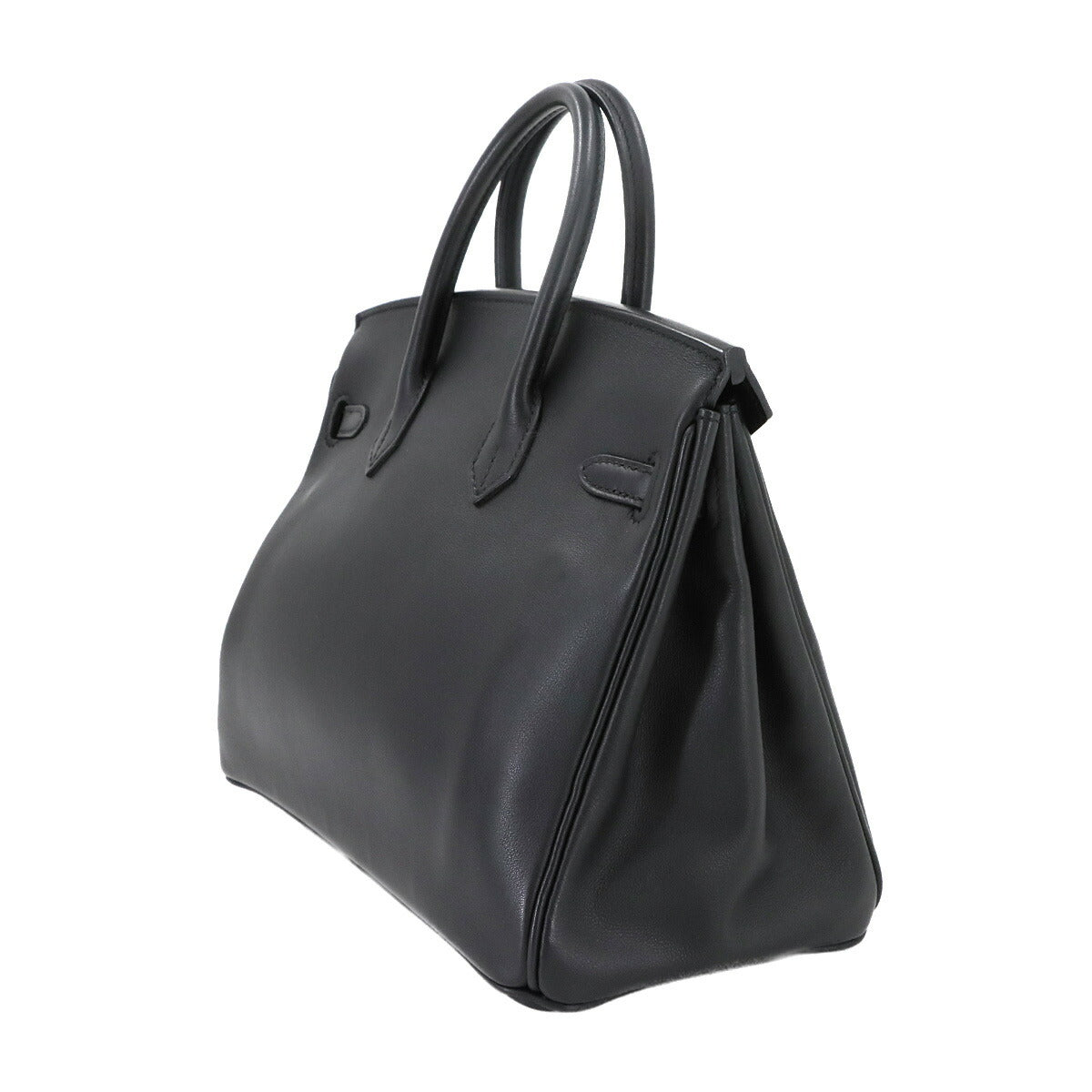Birkin 25 Veau Swift Black Hand Bag Purse